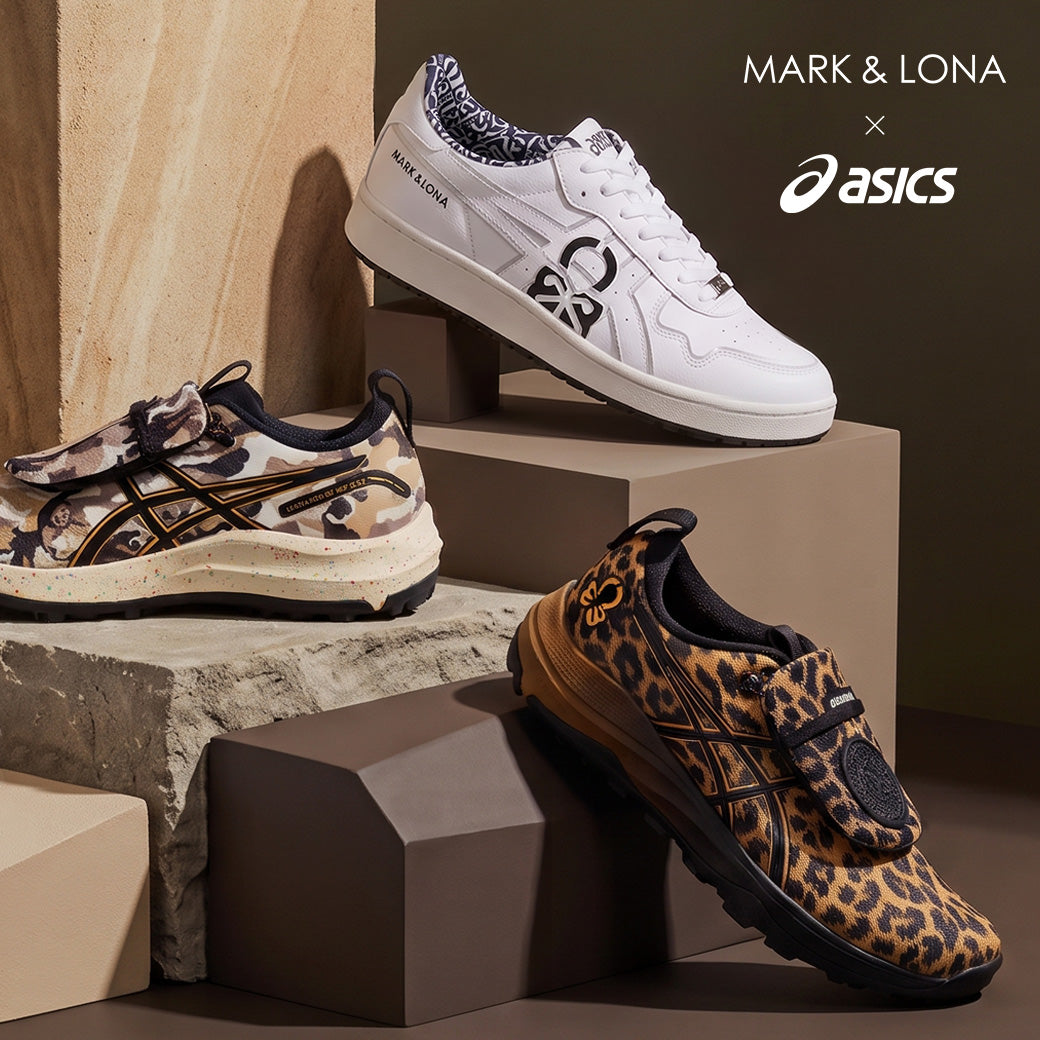 MARK & LONA × ASICS プレミアムな足元を、普段の街歩きからゴルフコースまで。