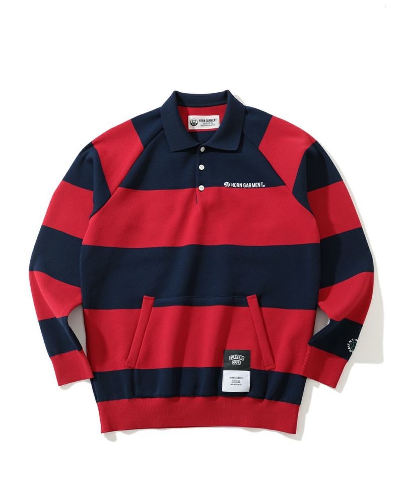 Port Border Knit Polo | MEN