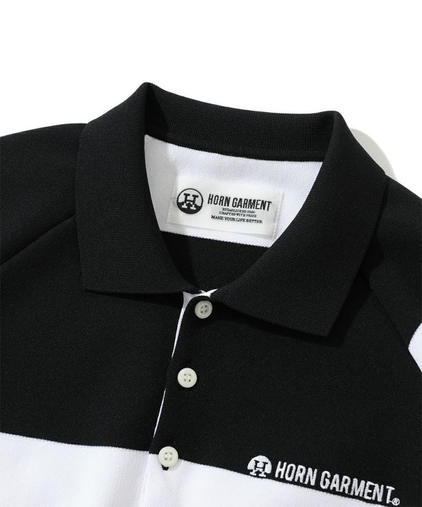 Port Border Knit Polo | MEN