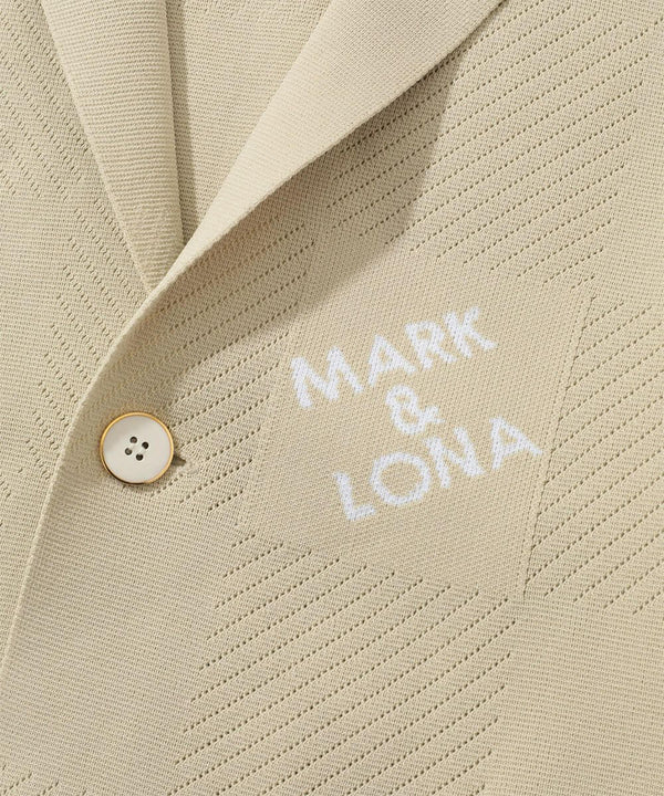 Gridline Stretch Knit Blazer | MEN