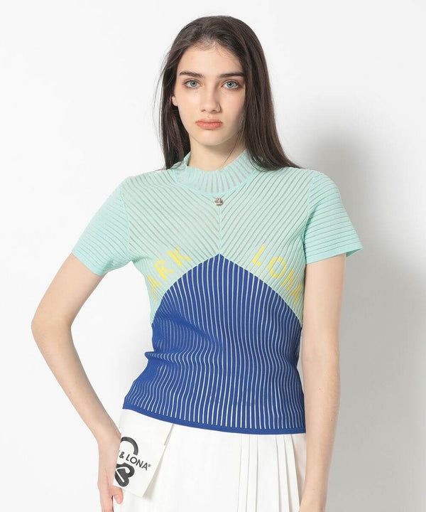 Dual Tone Ribbed Knit | WOMEN