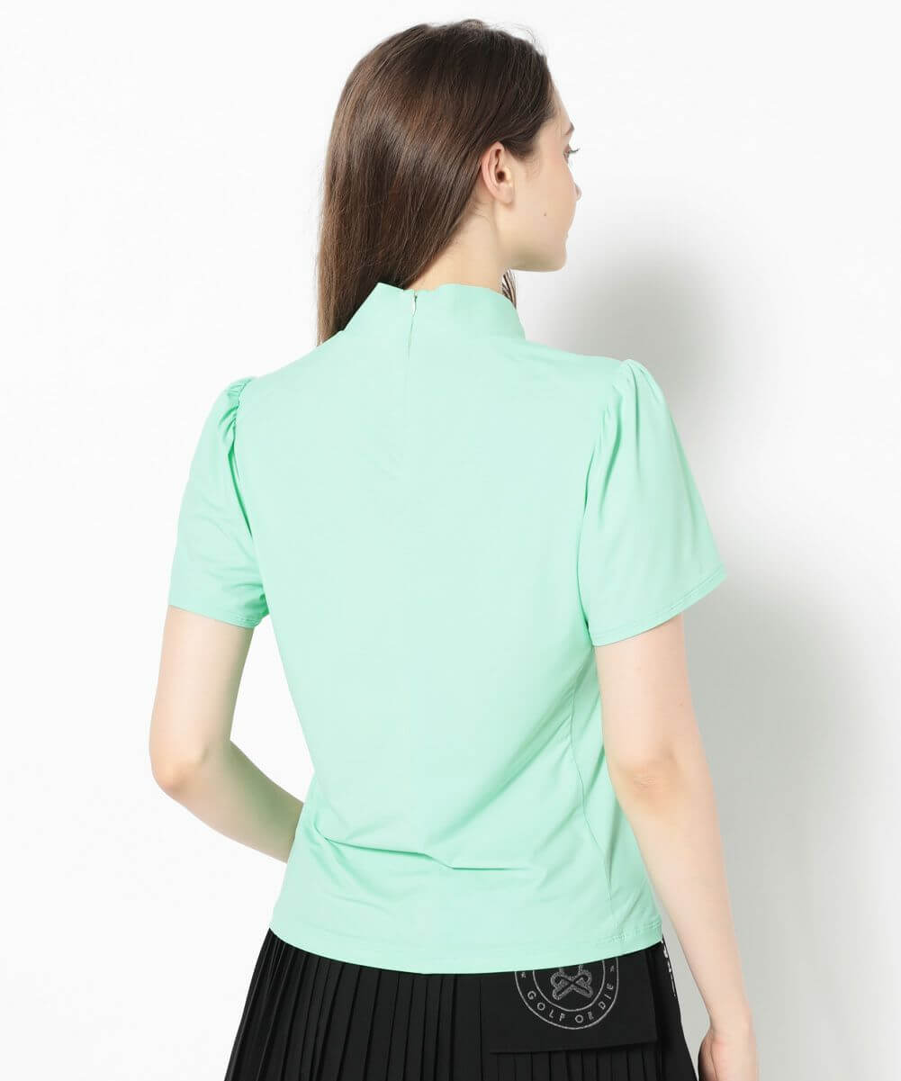Aura Drape Mock Shirt | WOMEN
