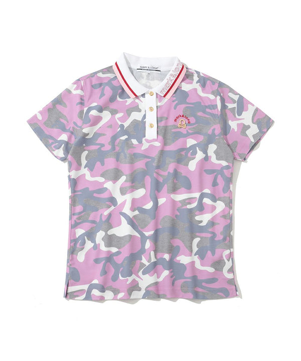 Gauge Camo Hybrid Polo | WOMEN