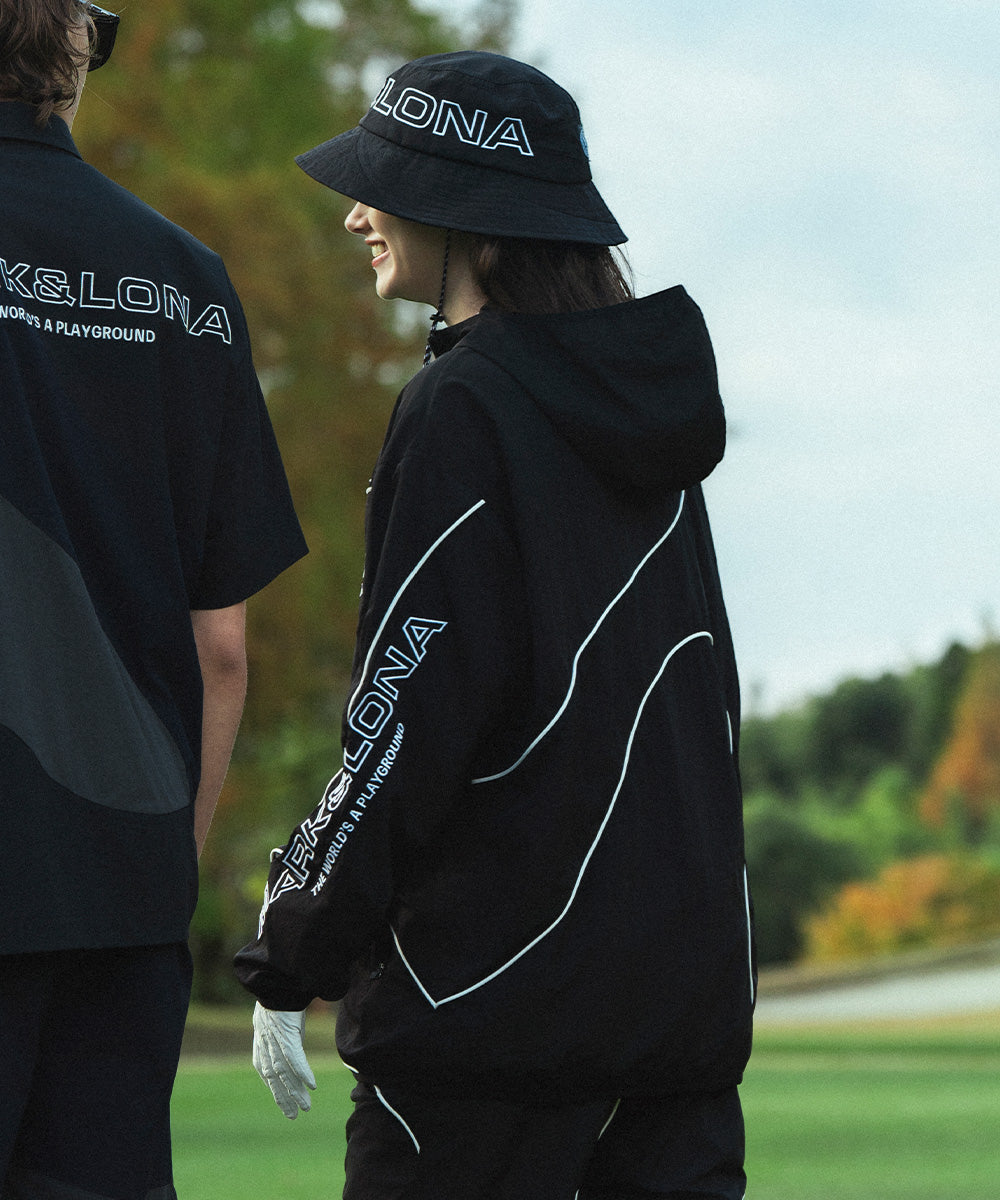 Streamer Crinkle Nylon Hooded Jacket