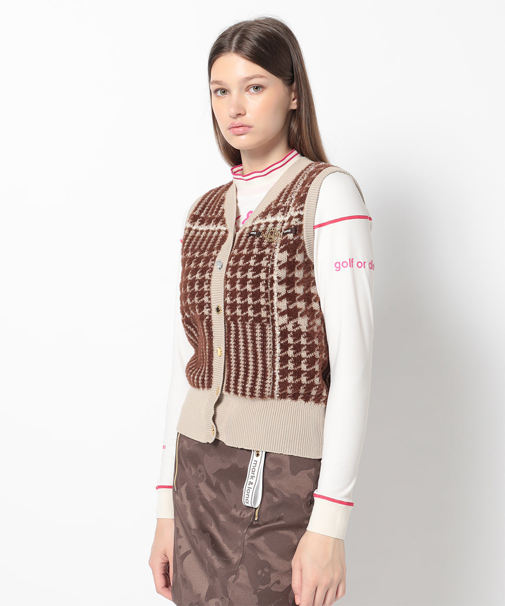 Luminous Glen Jacquard Vest | WOMEN