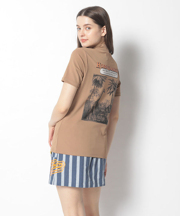Republis Mock Neck Tee | WOMEN