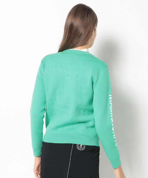 Ever Embossed Zip-Front Knit Cardigan | WOMEN