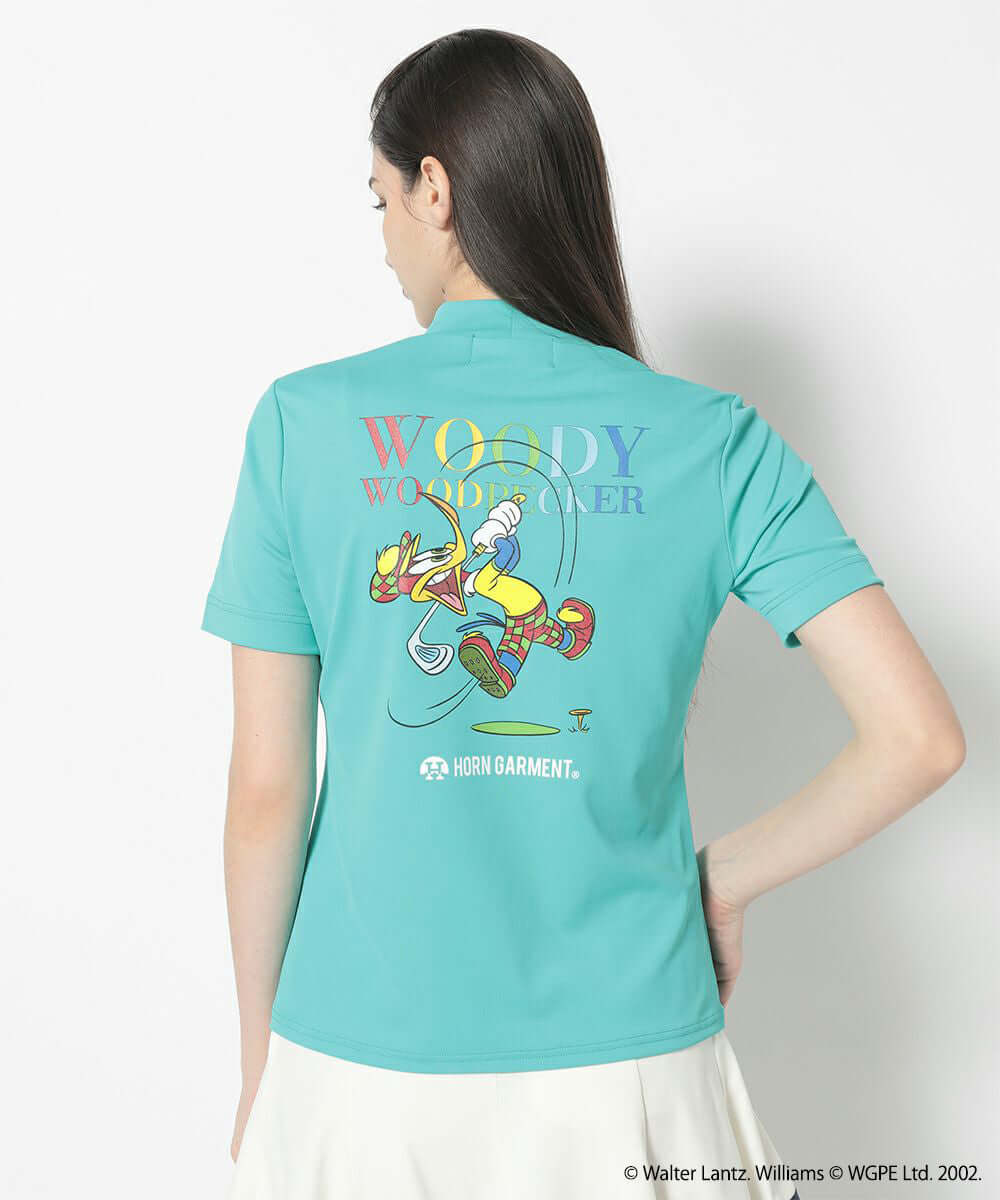 Woddy Mock Neck Tee | WOMEN