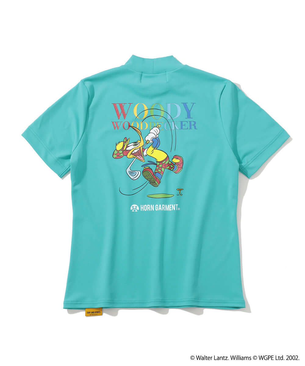 Woddy Mock Neck Tee | WOMEN