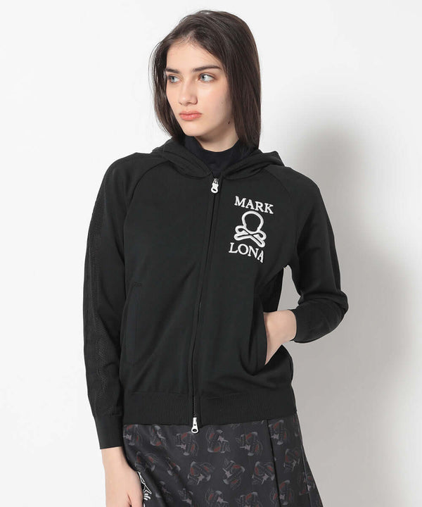 Ever Mesh linned Knit Hoodie | WOMEN