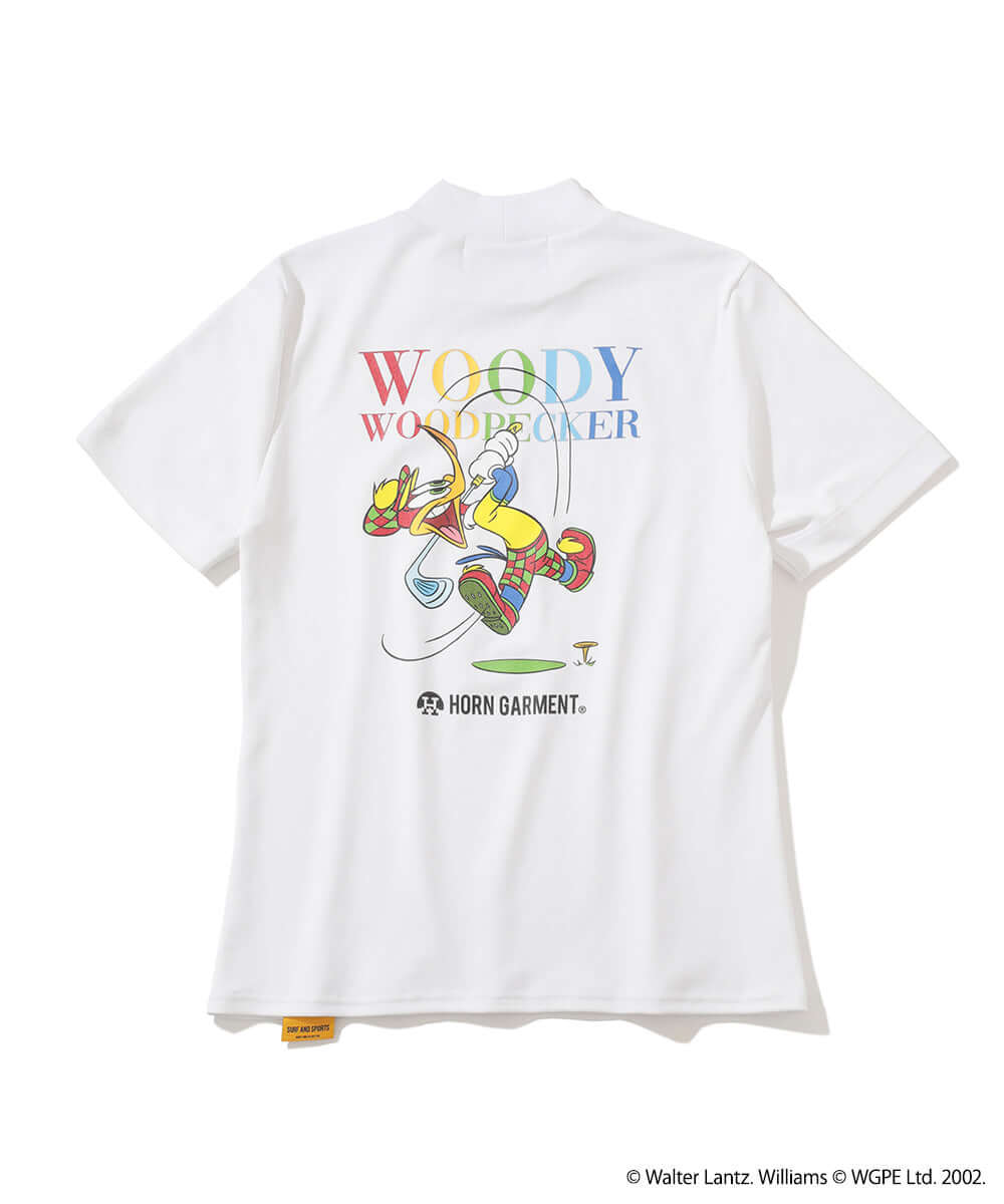 Woddy Mock Neck Tee | WOMEN