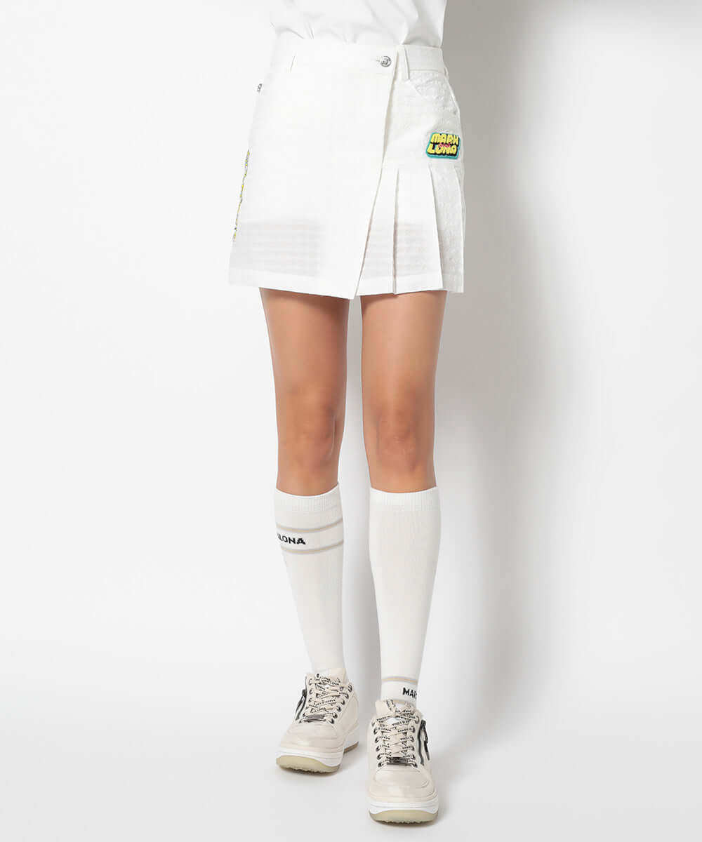 Slash Asym Pattern Skirt | WOMEN