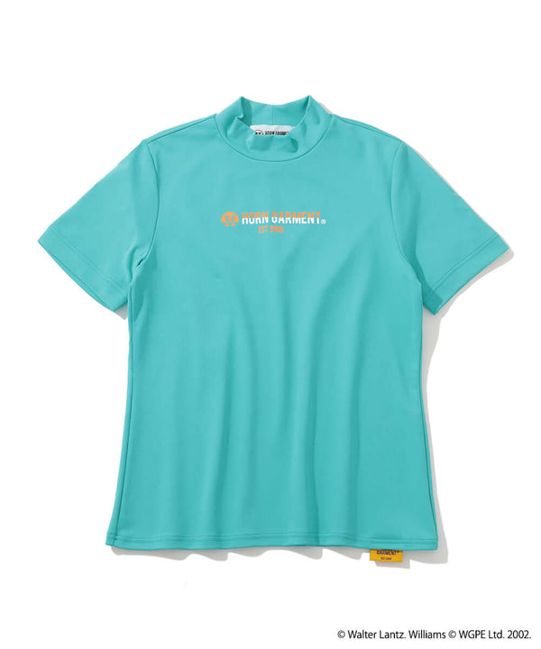 Woddy Mock Neck Tee | WOMEN