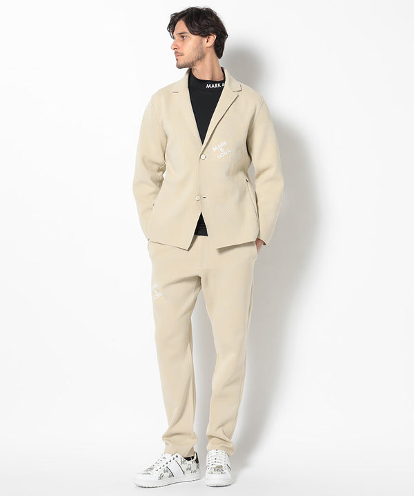 Gridline Stretch Knit Blazer | MEN