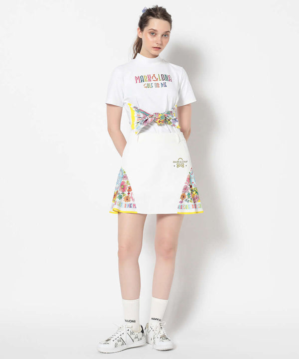 Valentina Scalf Mock Neck Tee | WOMEN