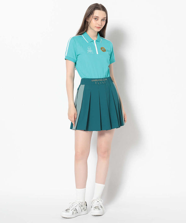 T-Mark Pattern Polo | WOMEN