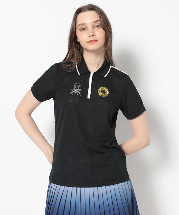 T-Mark Pattern Polo | WOMEN