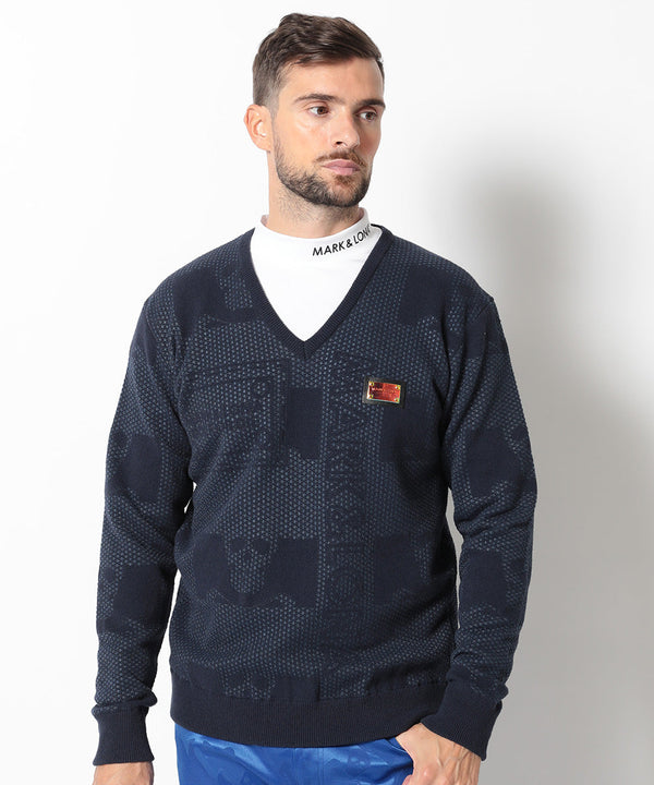 Pave Mesh Vee Knit | MEN