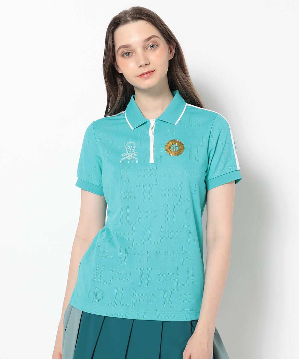 T-Mark Pattern Polo | WOMEN
