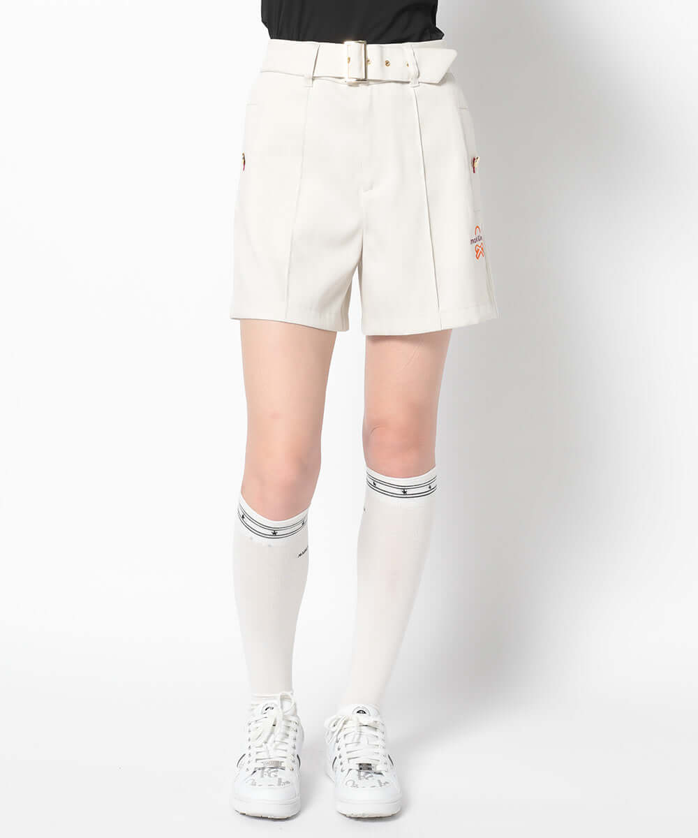 Lustra Belted Shorts | WOMEN