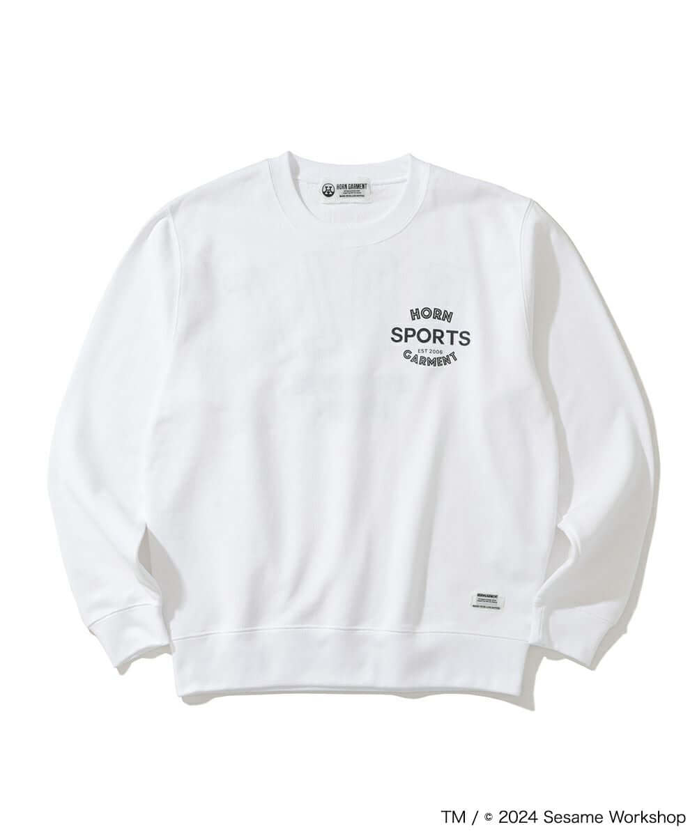 Sesame Street Art Appliqué Crewneck Sweat | MEN and WOMEN