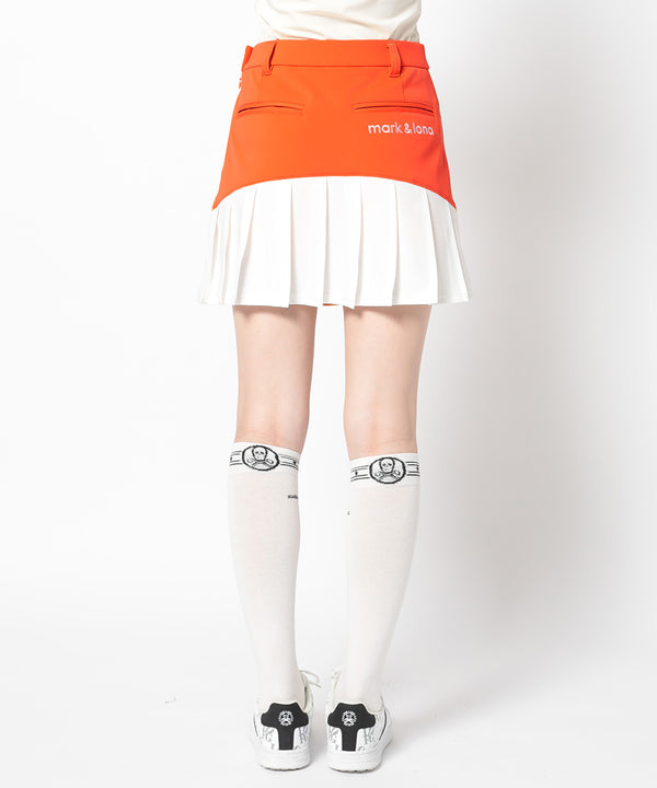 Ace Line Back Pleat Skirt | WOMEN