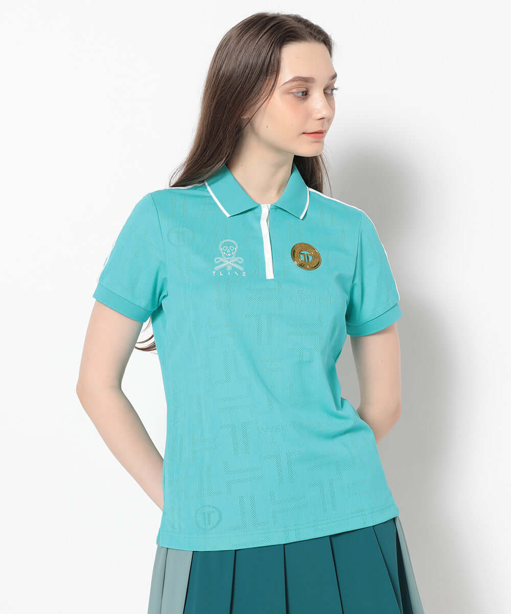 T-Mark Pattern Polo | WOMEN