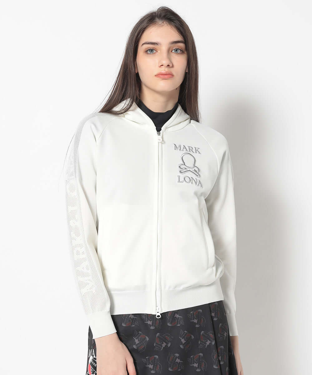 Ever Mesh linned Knit Hoodie | WOMEN