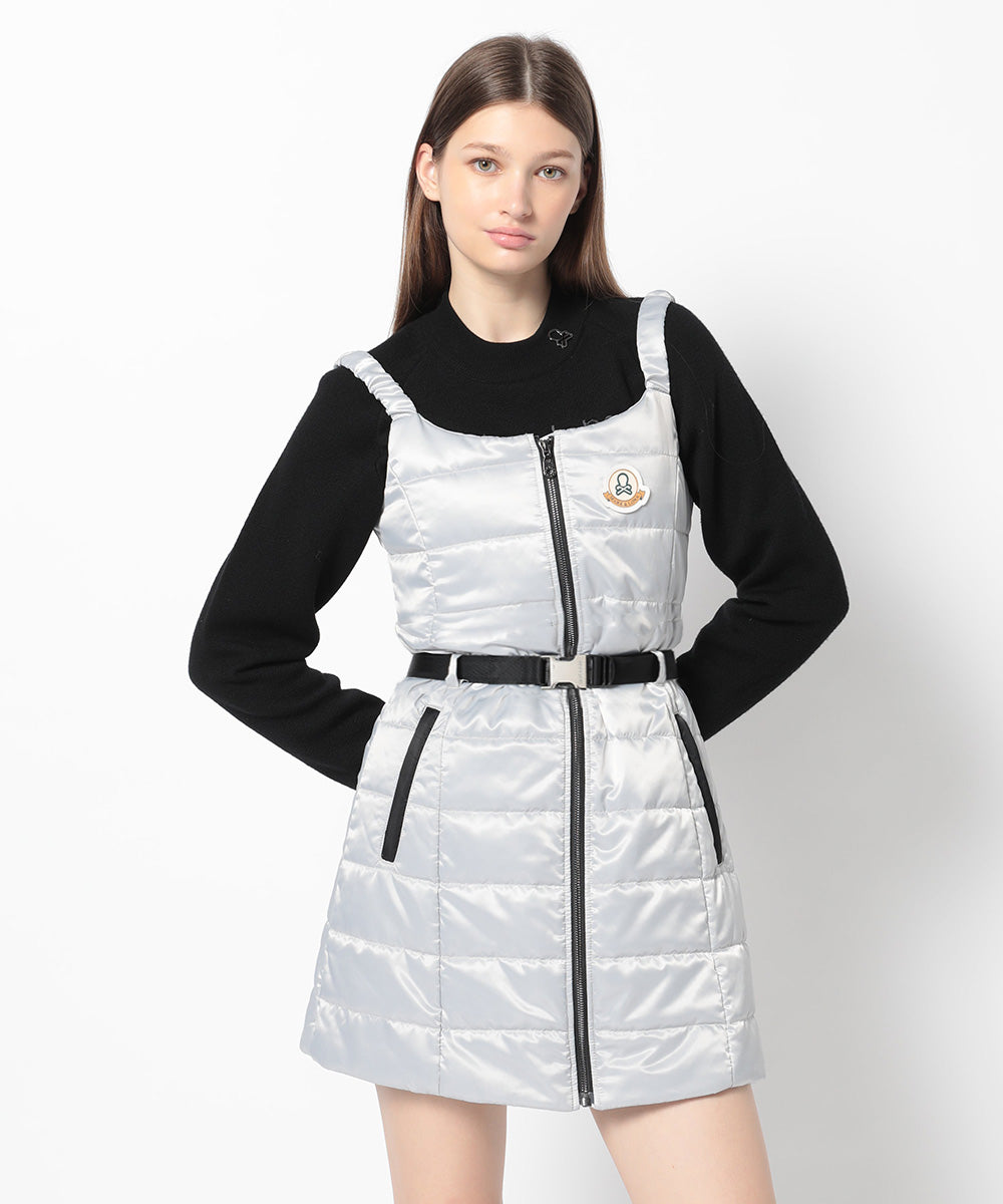 Orin Belted Down Dress | WOMEN