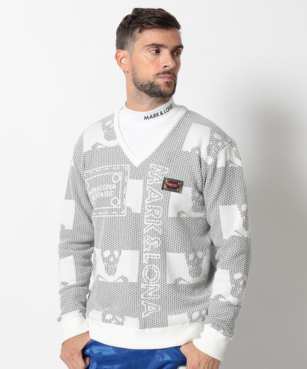 Pave Mesh Vee Knit | MEN