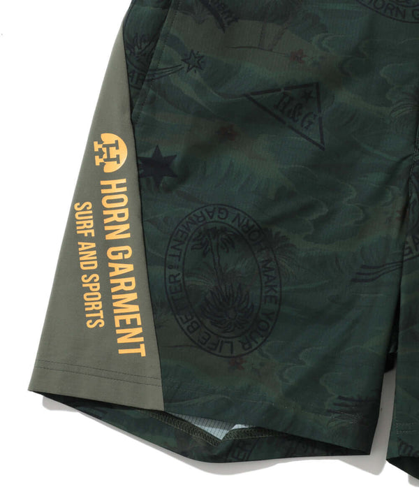 Retro Hawaiian Mesh Shorts | MEN