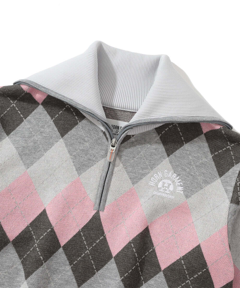 Woodville Argyle Sailor Collar Knit | WOMEN