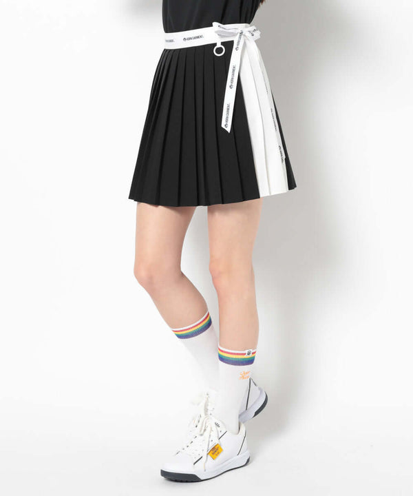 BC Ribbon Pleated Skirt | WOMEN