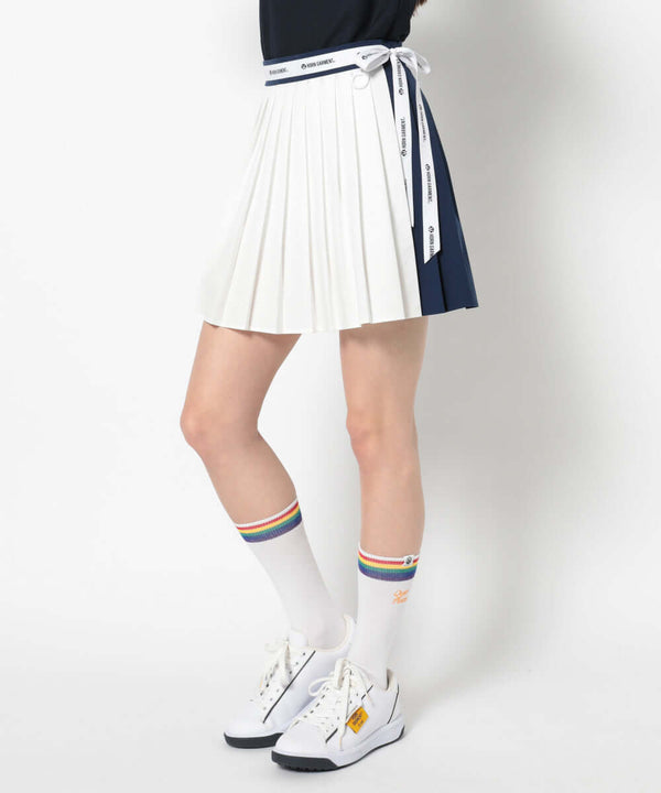 BC Ribbon Pleated Skirt | WOMEN