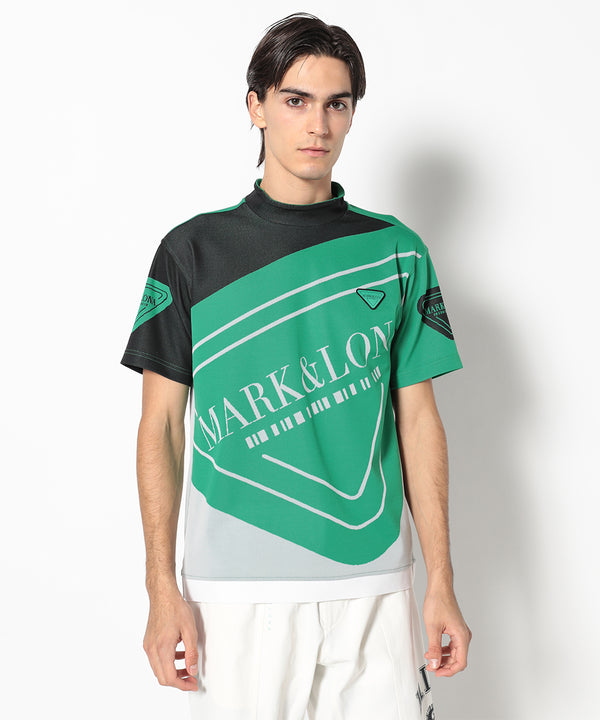 モデル:身長187cm,チェスト93cm,ウエスト78cm,ヒップ93cm,着用サイズL