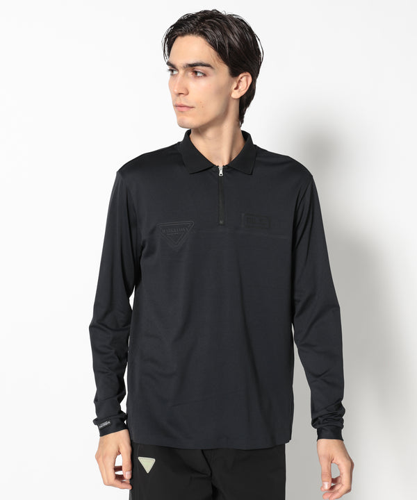 モデル:身長187cm,チェスト93cm,ウエスト78cm,ヒップ93cm,着用サイズL