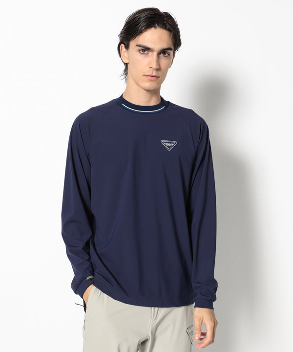 モデル:身長187cm,チェスト93cm,ウエスト78cm,ヒップ93cm,着用サイズL