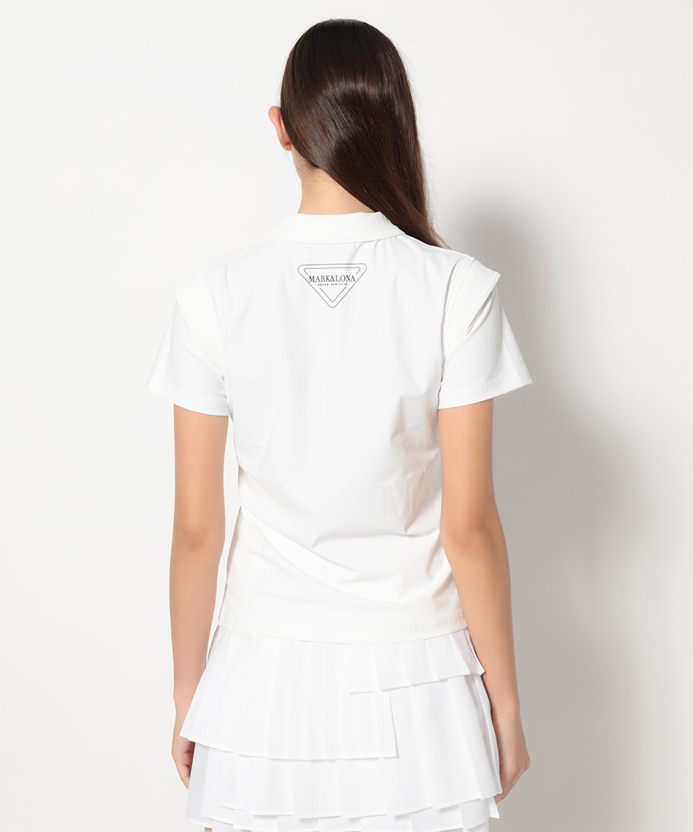 モデル:身長174cm,バスト77cm,ウエスト60cm,ヒップ88cm, 着用サイズM