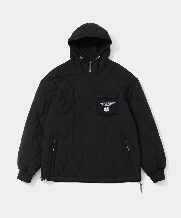 Maverick Quilted 1/2 ZIp Hoodie
