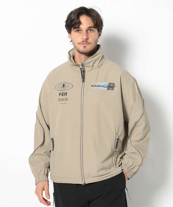 Contour Piped Stand Collar Jacket