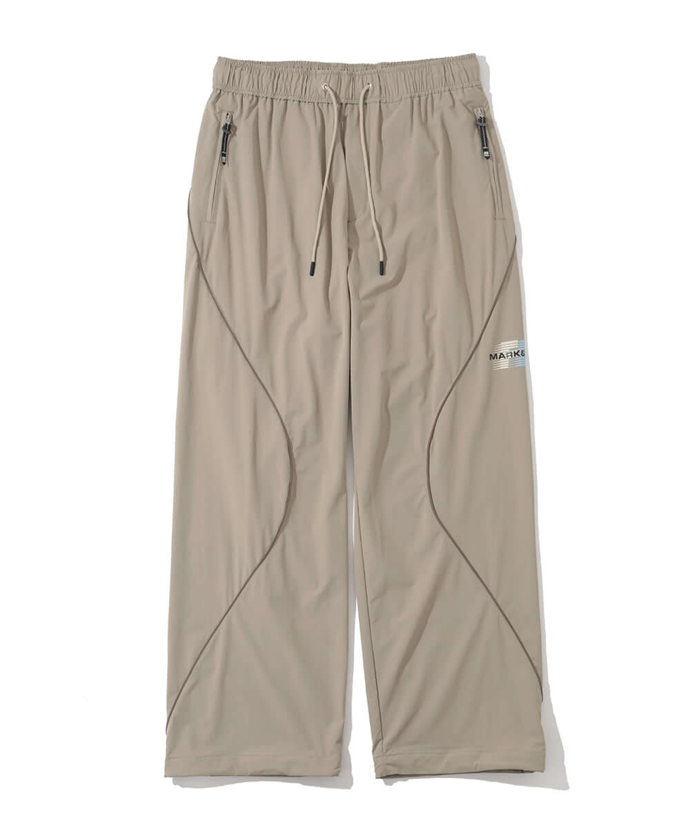 Contour Piped Wide Pants