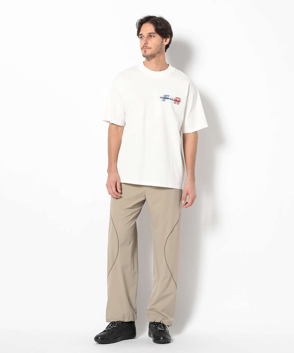 Contour Piped Wide Pants