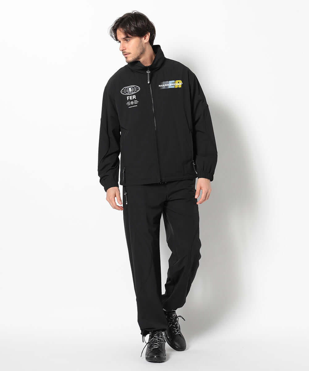 Contour Piped Wide Pants