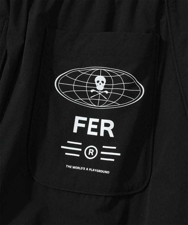 Contour Piped Wide Pants