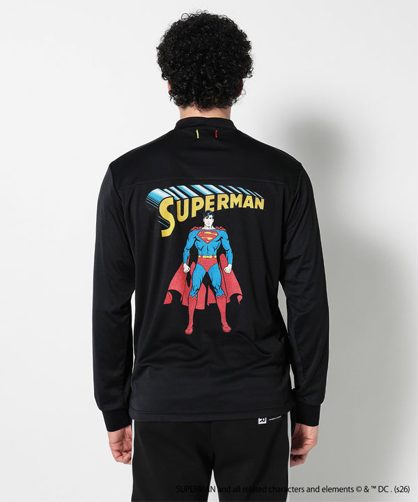 SupER Long Sleeve Mock Tee