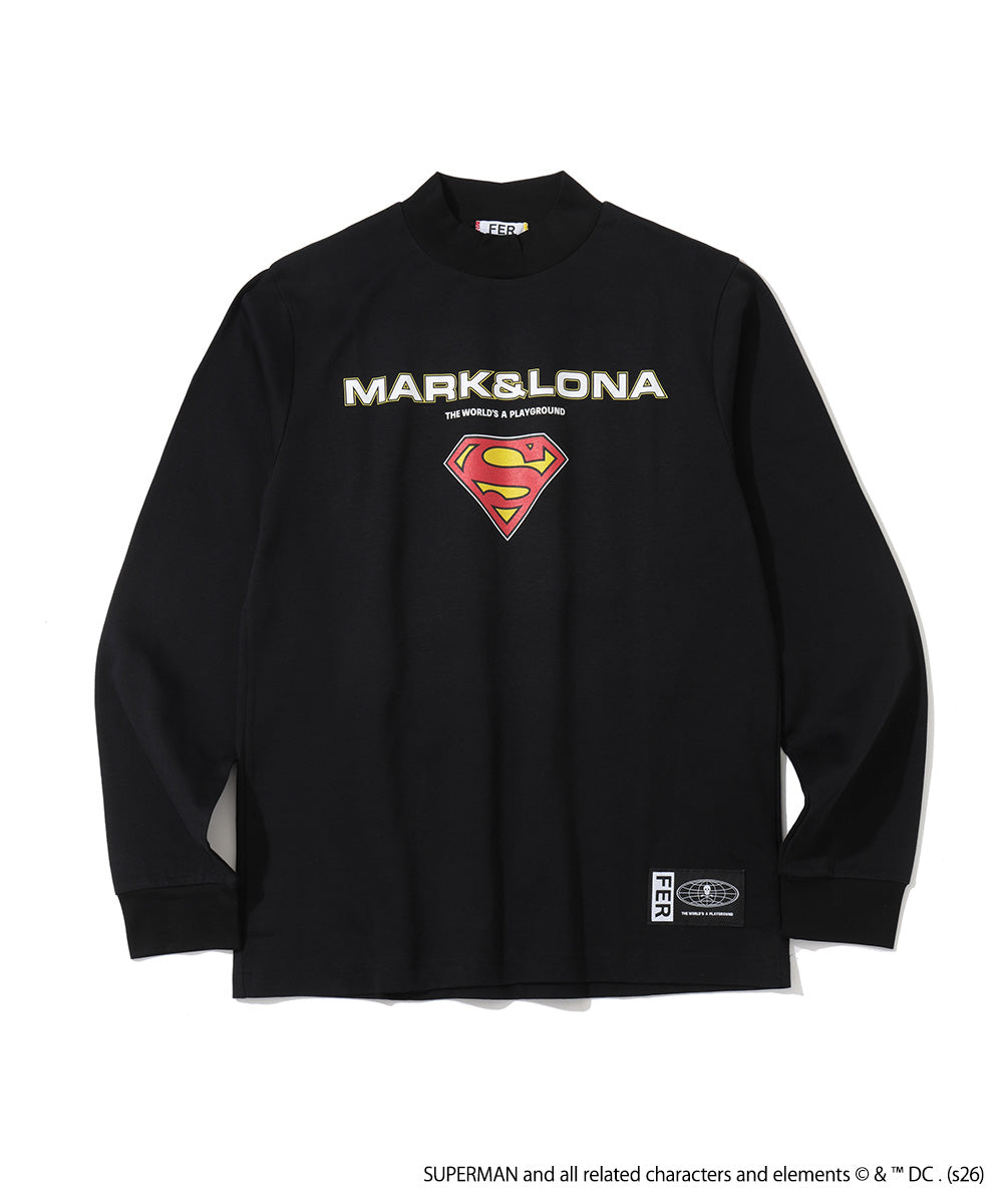 SupER Long Sleeve Mock Tee