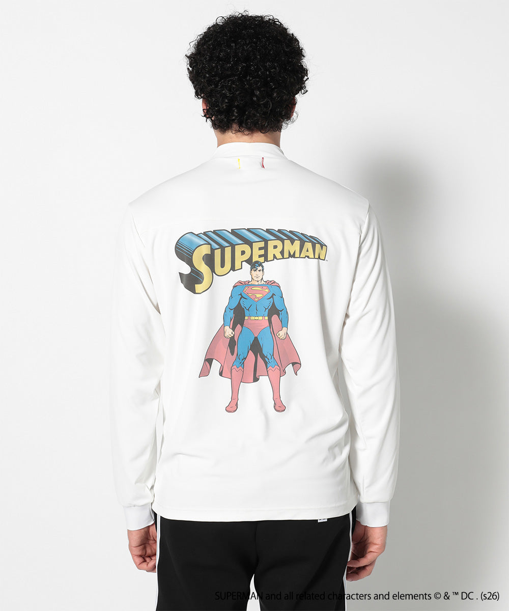 SupER Long Sleeve Mock Tee