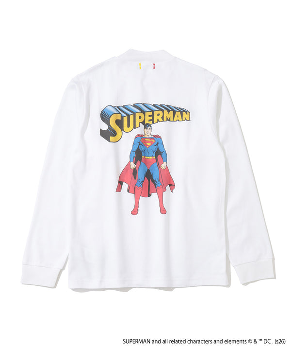 SupER Long Sleeve Mock Tee