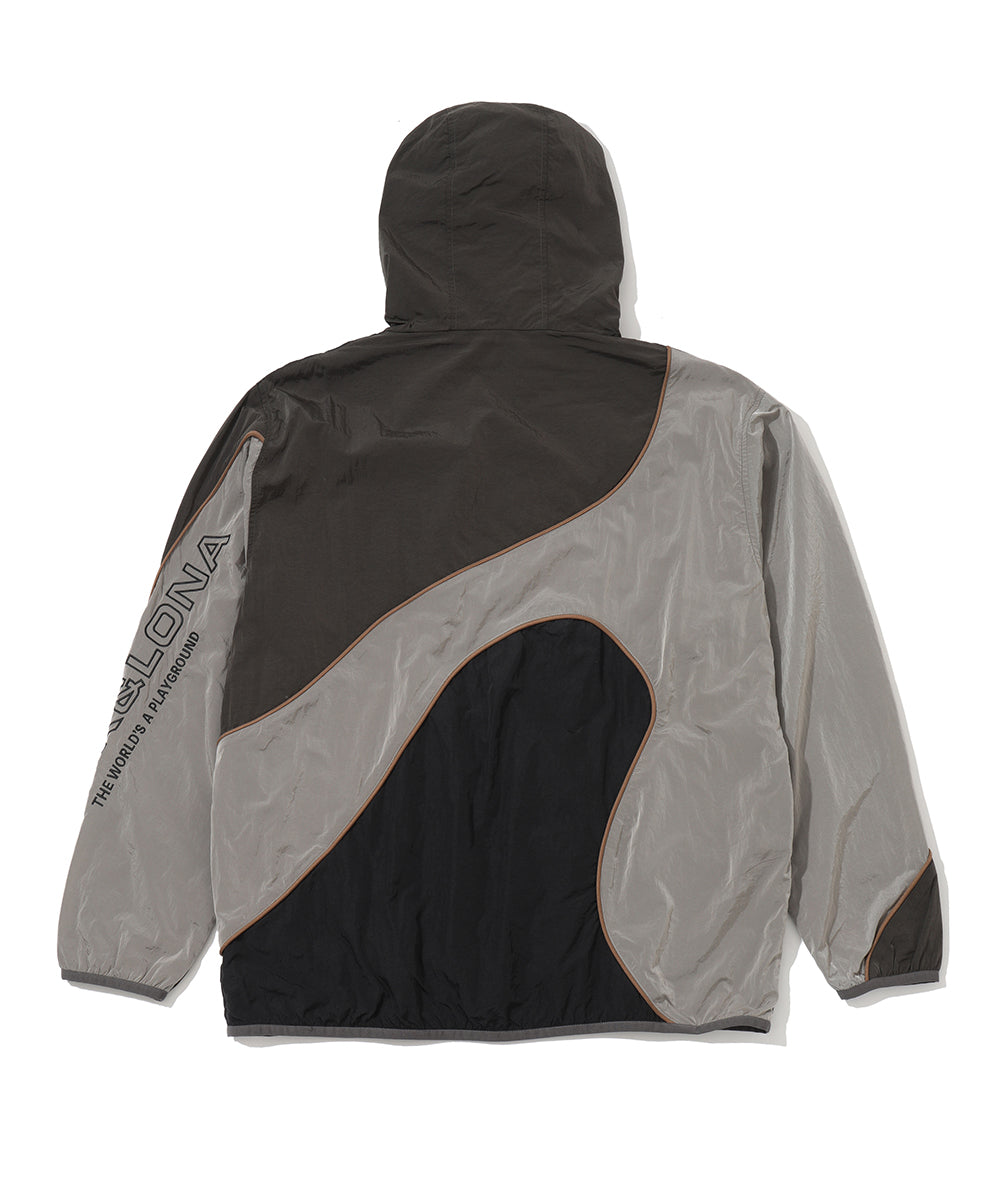 Streamer Crinkle Nylon Hooded Jacket