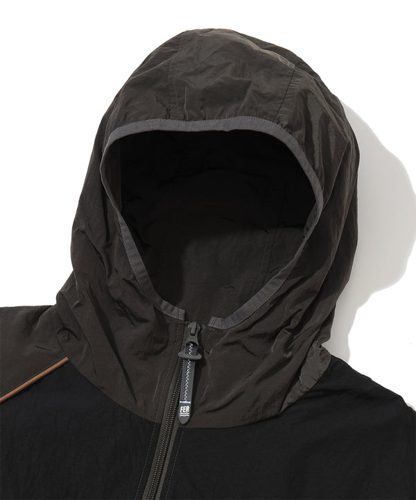 Streamer Crinkle Nylon Hooded Jacket